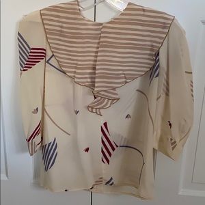 Silk blouse- unique and adorable